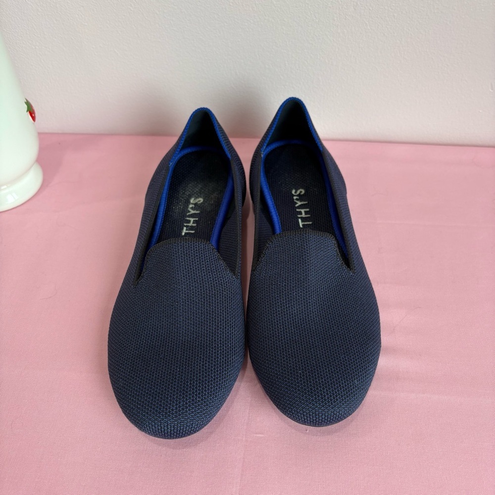 Rothy's Blue Flats Versatile Slip-On Loafers Size 7.5 EUC